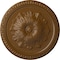 Ekena Millwork Richmond Ceiling Medallion (Fits Canopies up to 2 5/8"), Hand-Painted Smokey Topaz, 18"OD x 1 3/8"P CM18RISTF - alternate 1